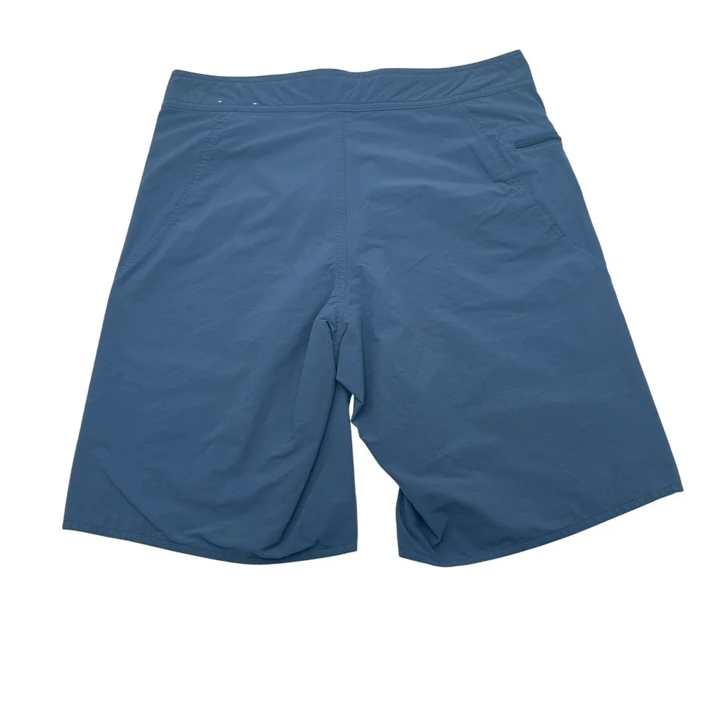Patagonia Mens Blue Swim Surf Board Shorts Size 32 Performance‎ Lace up Gorpcore